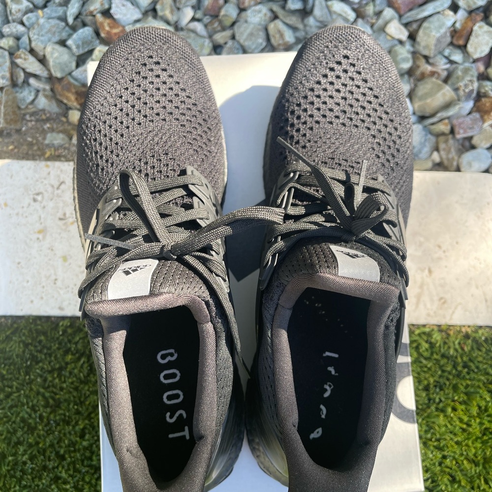 Adidas Ultraboost 1.0 Triple Black Athletic Sneakers - Picture 4 of 10
